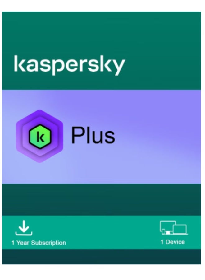 Kaspersky Plus | 1 Device 1 Year | Digital License | Same Day Delivery